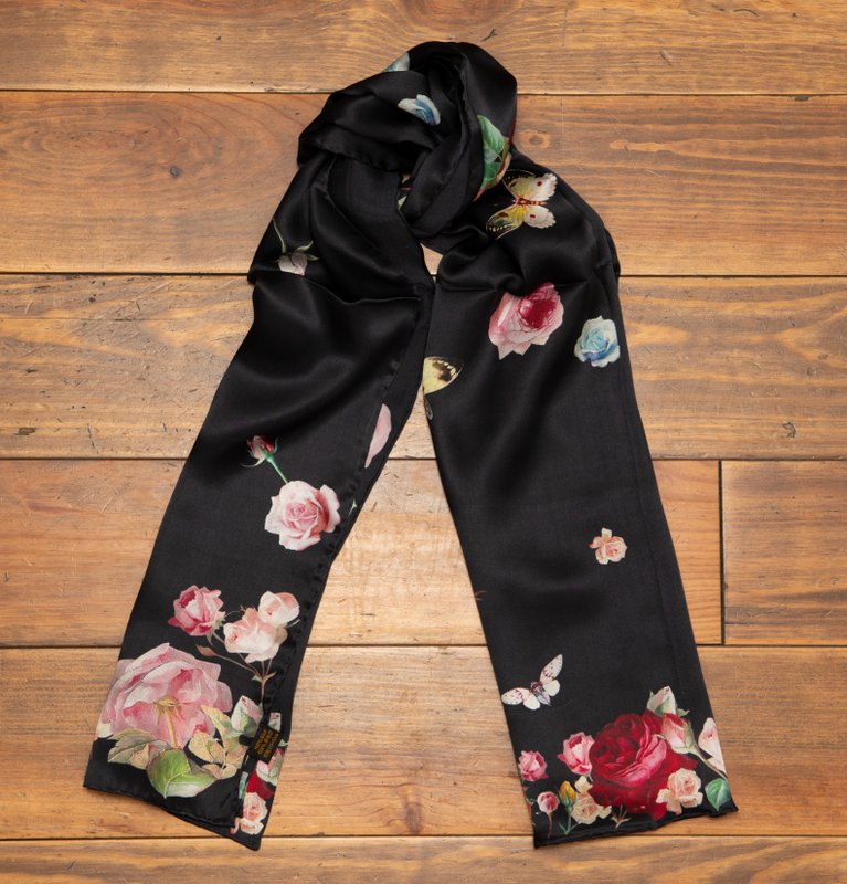 Roses Silk scarf